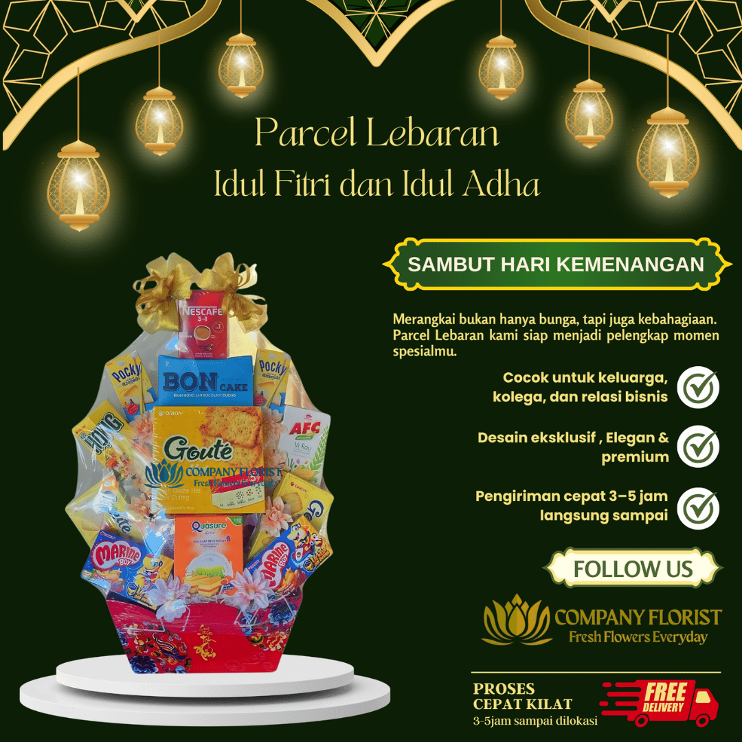 Parcel Snack Lebaran Isi Makanan Ringan Pilihan